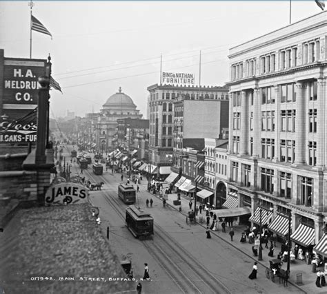 Main Street In Buffalo Ny Early 1900s Rbuffalo