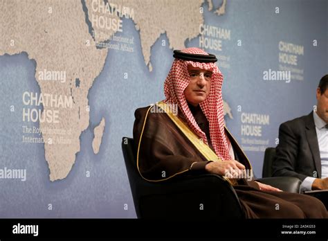 Adel Al Jubeir Chatham House Speech Hi Res Stock Photography And Images