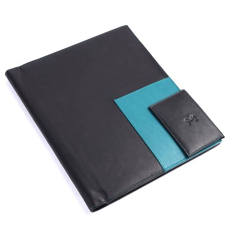 Executive Folder With Writing Pad A4 Size Black Massi Miliano