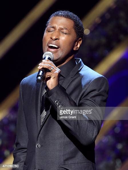Recording Artist Kenneth Babyface Edmonds Performs Onstage During