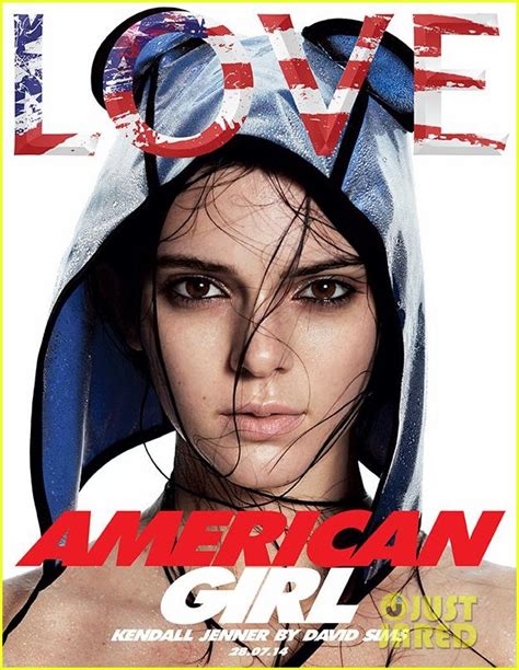 Kendall Jenner Poses Topless For Love Magazine Cover Photo