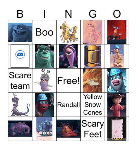 All Monsters Inc Characters Names