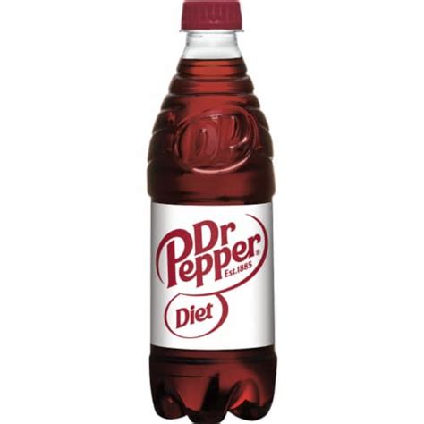 Diet Dr Pepper Soda Bottles 6 Pk 169 Fl Oz Jay C Food Stores