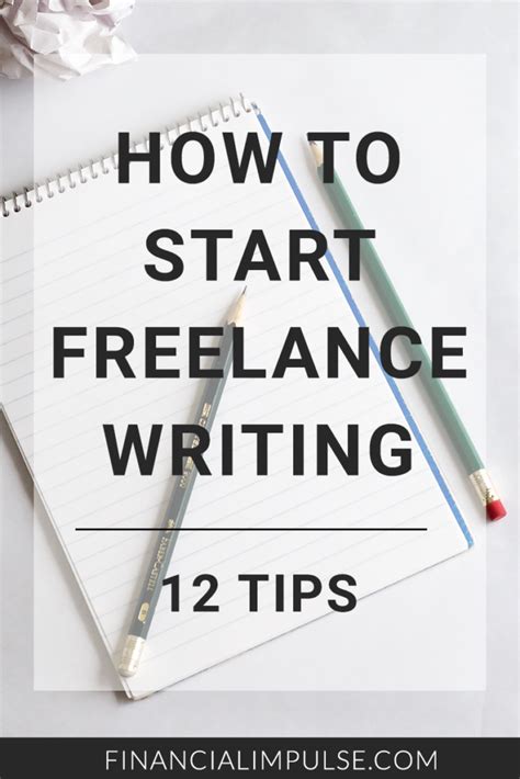 How To Start Freelance Writing Financial Impulse