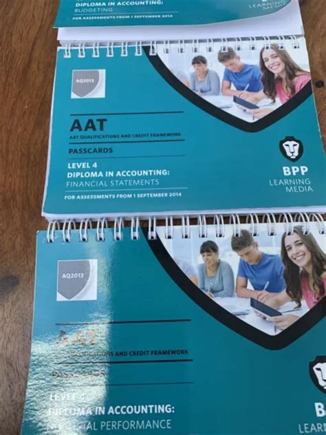 Aat Passcards Level 4 Diploma In Accounting 1119 Picclick