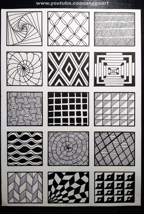 15 Zentangle Patterns Part 2 Zen Doodle Patterns Zentangle