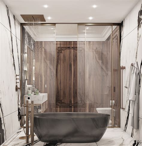 Luxury Marble Bathroom On Behance
