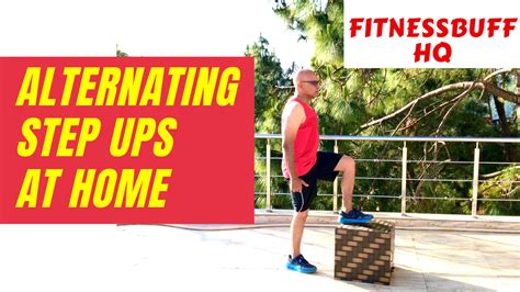 Alternating Step Ups At Home Beginner Workout At Home Workout For