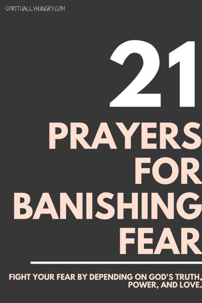 21 Short Prayers For Fear To Say Right Now Spiritually Hungry