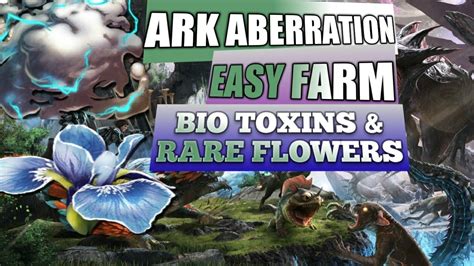 ARK PS4 How To Get Bio Toxins And Rare Flowers Easy On Official