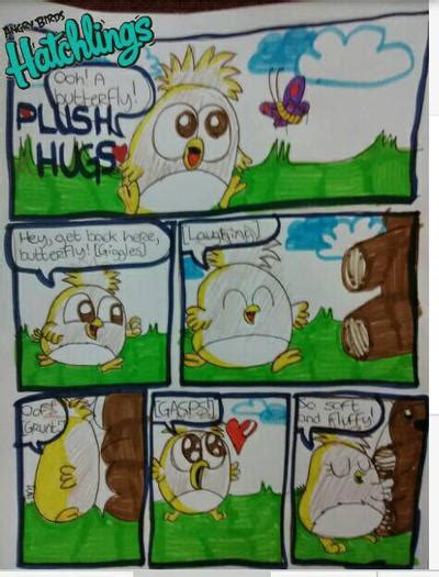 Short Comic Angry Birds Hatchlings Plush Hugs By Angrybirdstiff On