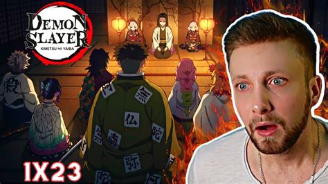HASHIRA MEETING!! - Demon Slayer 1x23 REACTION - YouTube