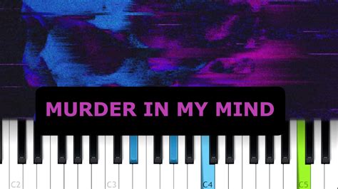 Kordhell Murder In My Mind Piano Beat Tutorial Youtube