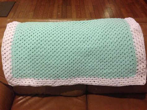 Browse our great low prices & discounts on the best green blankets. Mint green and white blanket! | White blanket, Blanket ...