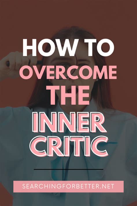 How To Overcome The Inner Critic Self Development Collective