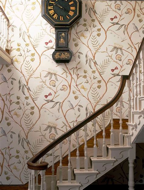 8 Decorating Ideas For A Heavenly Hallway Wallpaper Stairs Wallpaper