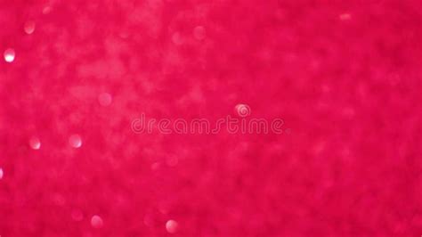 Abstract Red Glitter Background With Moving And Flicker Particles