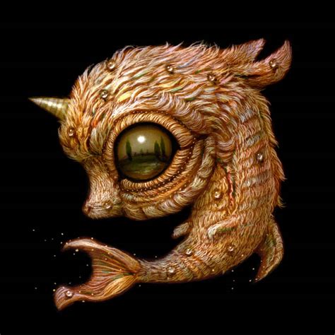 Imagined Fantastical Wide Eyed Creatures By Naoto Hattori Design Swan