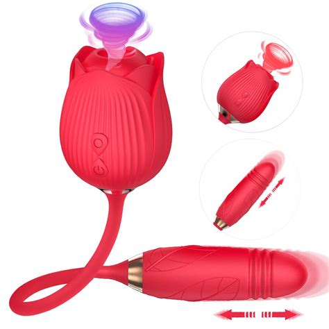 Rose Toy For Womenclitoral Sucking Vibrator With Ball Vibrating Egg G