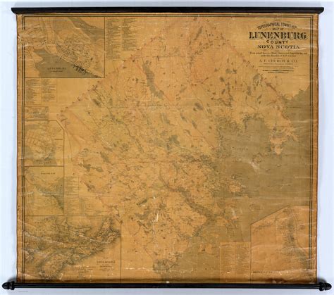 Lunenburg County Nova Scotia David Rumsey Historical Map Collection