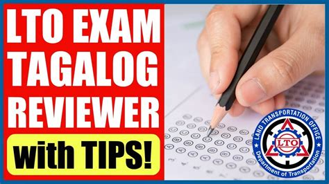 LTO EXAM TAGALOG REVIEWER PART 1 OLD VERSION YouTube