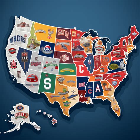 Explore Major League Baseball Teams On Map 2023 Edition