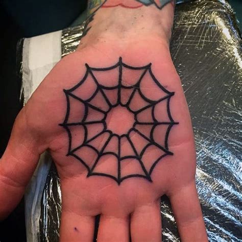 80 Spider Web Tattoo Designs For Men Tangled Pattern Ideas