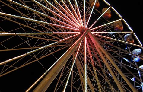 Free Image Of Closeup Cropped View Of A Large Ferris Wheel