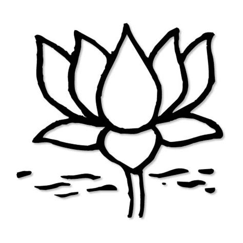 Lotus Clipart Black And White Clipart Best Clipart Best