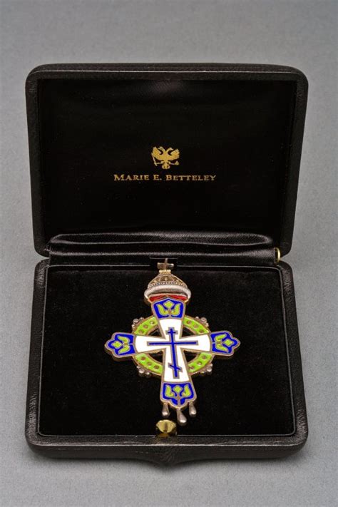 Russian Cross Russian Romanov Tercentenary Cross Of 1913