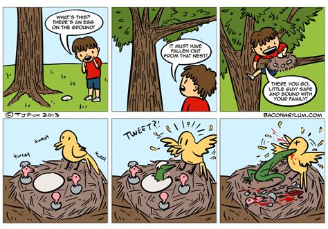Poor Egg Baconasylum Fail Birds Help Egg Boy Comics