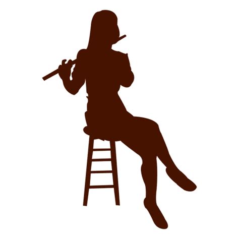 Flute Player Silhouette At Getdrawings Free Download