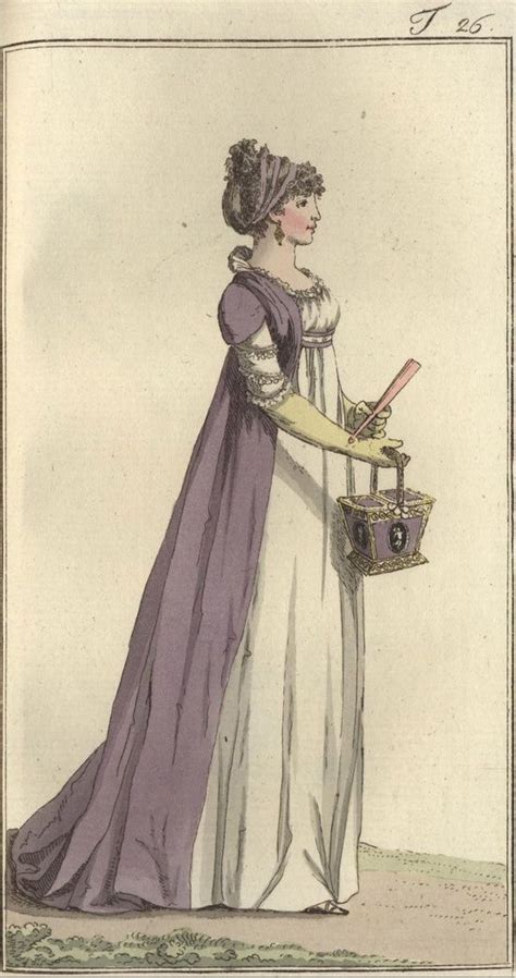1797 Fashion Plate Regency Dress Regency Era Fashion Fashion Plates