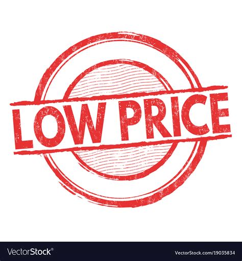 Low Price Stamp Royalty Free Vector Image Vectorstock