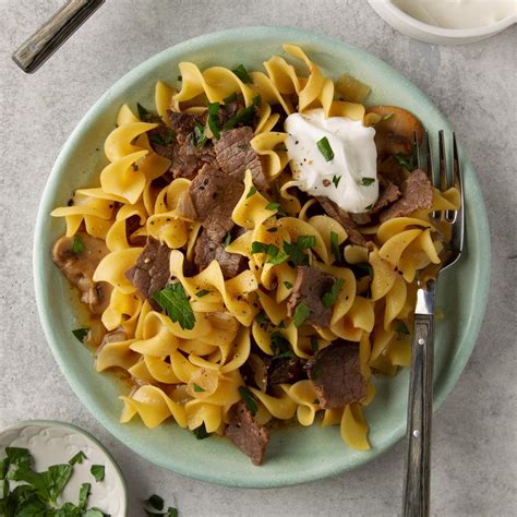 Quick Beef and Noodles Recipe | Taste of Home