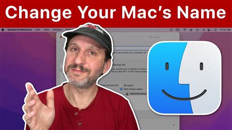 How To Change The Name Of Your Mac Youtube