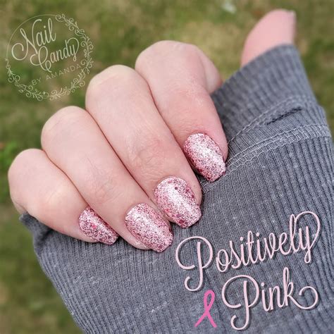Positively Pink Color Street Nails Pink Glitter Nails Nails
