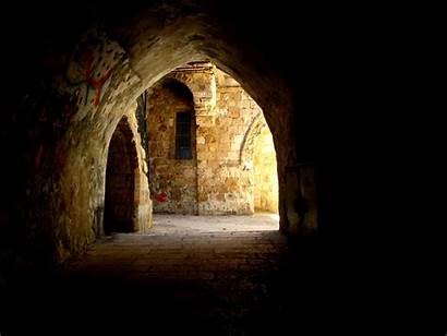 Jerusalem Israel Alley Arch Shadow Explore Wallhere