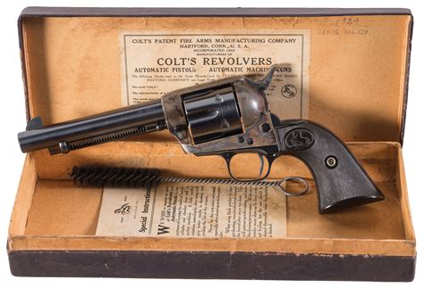 1st Gen Colt Single Action Army Revolver With Original Box Rock