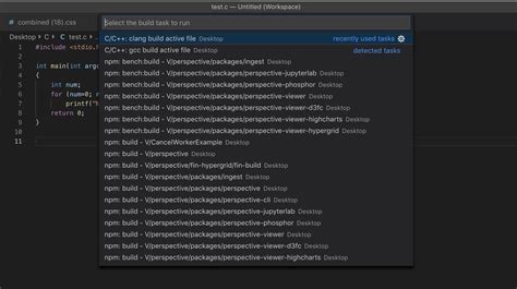 C Using Visual Studio Code To Run A Build Command Stack Overflow Hot