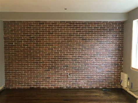 Brick Veneer Accent Wall Interior Design Ideas