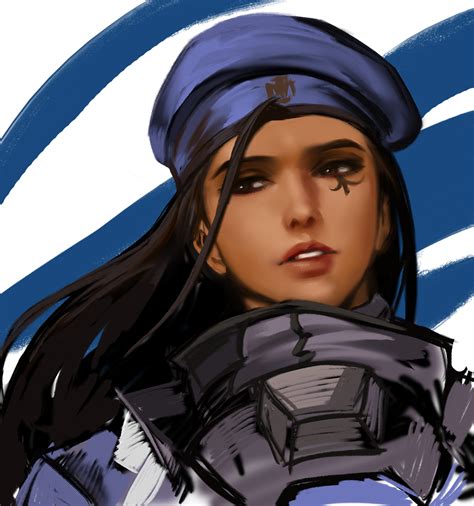 Ana And Captain Amari Overwatch And More Drawn By Dopey Dopq