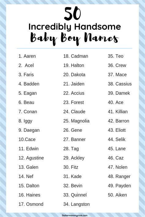 50 Unique Baby Boy Names Unique Baby Boy Names Baby Boy Names
