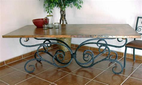 The good news is that it is super easy and inexpensive to refinish your wrought my table top was easy to remove from the legs with a pair of pliers. Branded Wrought Iron Tables - Three Featured Manufacturers ...