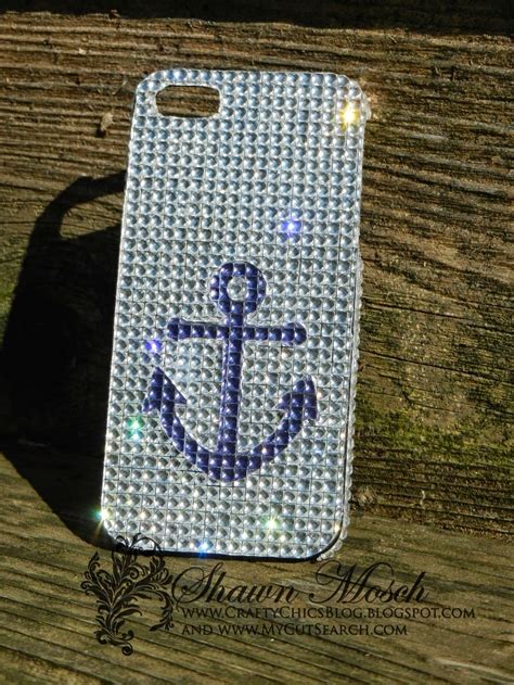 blinged  diy cell phone case favecraftscom