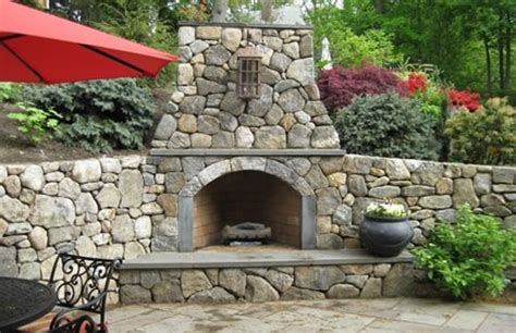 Outdoor Fireplace Design Landscaping Network