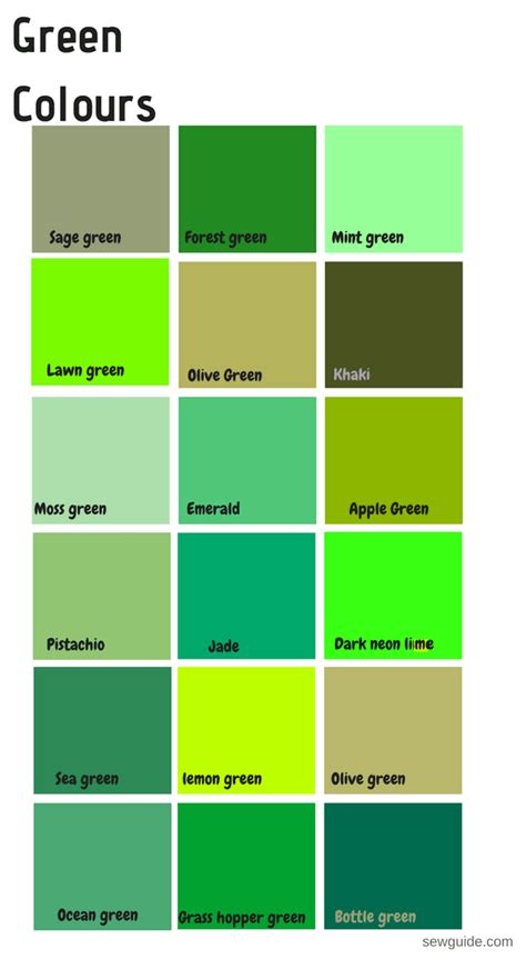 Below are some of the common color names and codes. Color names in fashion design : An easy reference guide ...