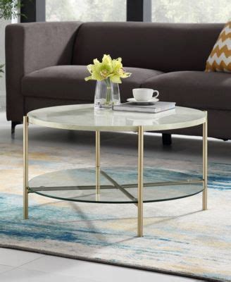 Shop allmodern for modern and contemporary 30 inch round coffee table to match your style and budget. Walker Edison 32 inch Round Coffee Table in White Faux ...