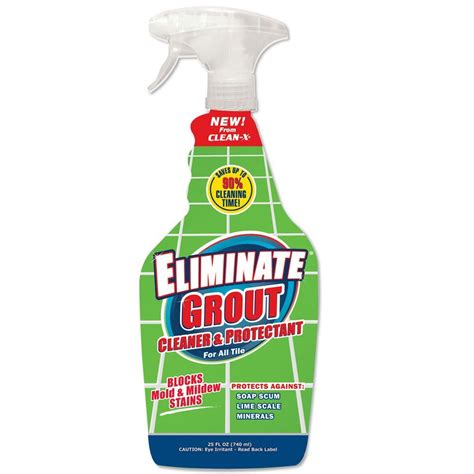 Use as directed above for vinegar or baking soda, and make sure to rinse the grout well after. Clean-X 25 oz. Grout Cleaner-3033-2 - The Home Depot