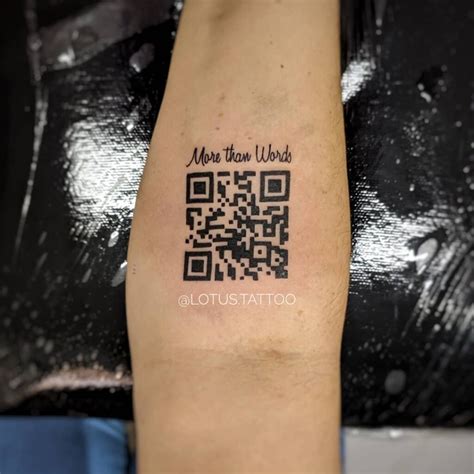 11 Qr Code Tattoo That Will Blow Your Mind